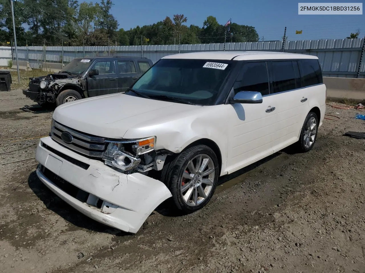 2011 Ford Flex Limited VIN: 2FMGK5DC1BBD31256 Lot: 69835944