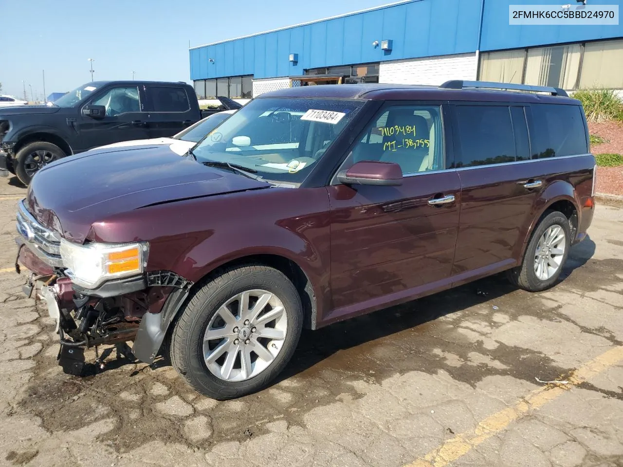 2011 Ford Flex Sel VIN: 2FMHK6CC5BBD24970 Lot: 71103484