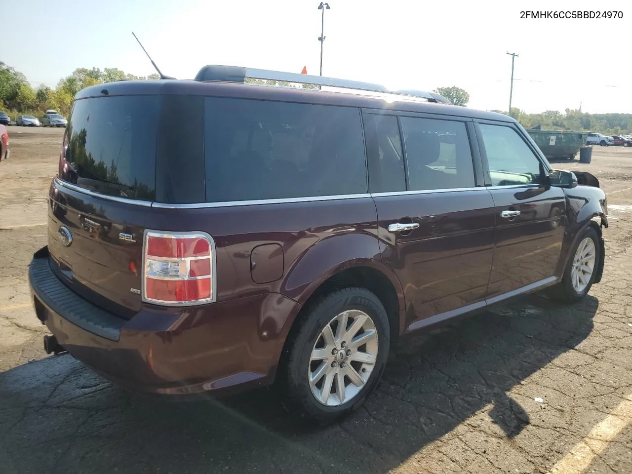 2011 Ford Flex Sel VIN: 2FMHK6CC5BBD24970 Lot: 71103484