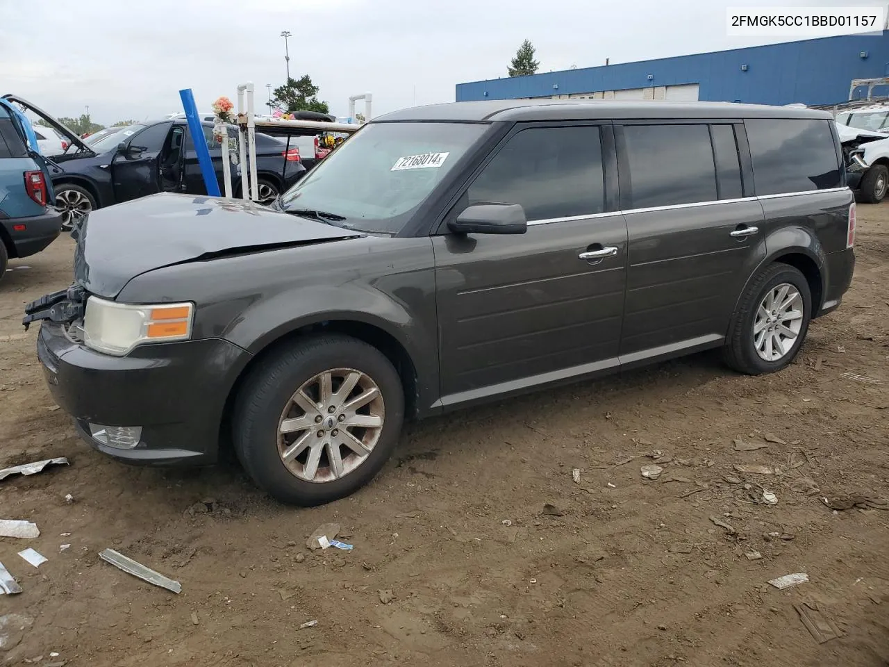 2011 Ford Flex Sel VIN: 2FMGK5CC1BBD01157 Lot: 72168014