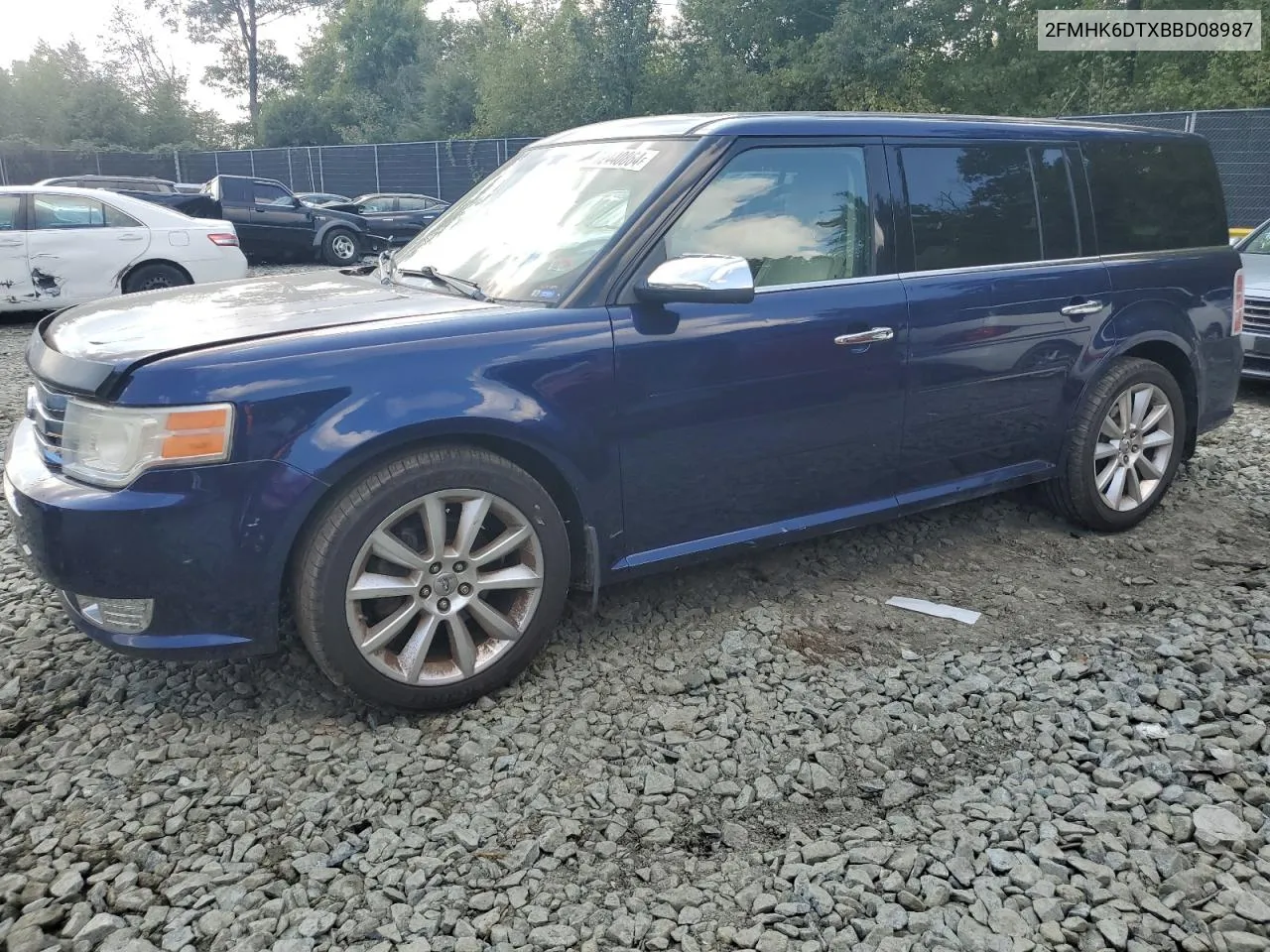 2011 Ford Flex Limited VIN: 2FMHK6DTXBBD08987 Lot: 72440864