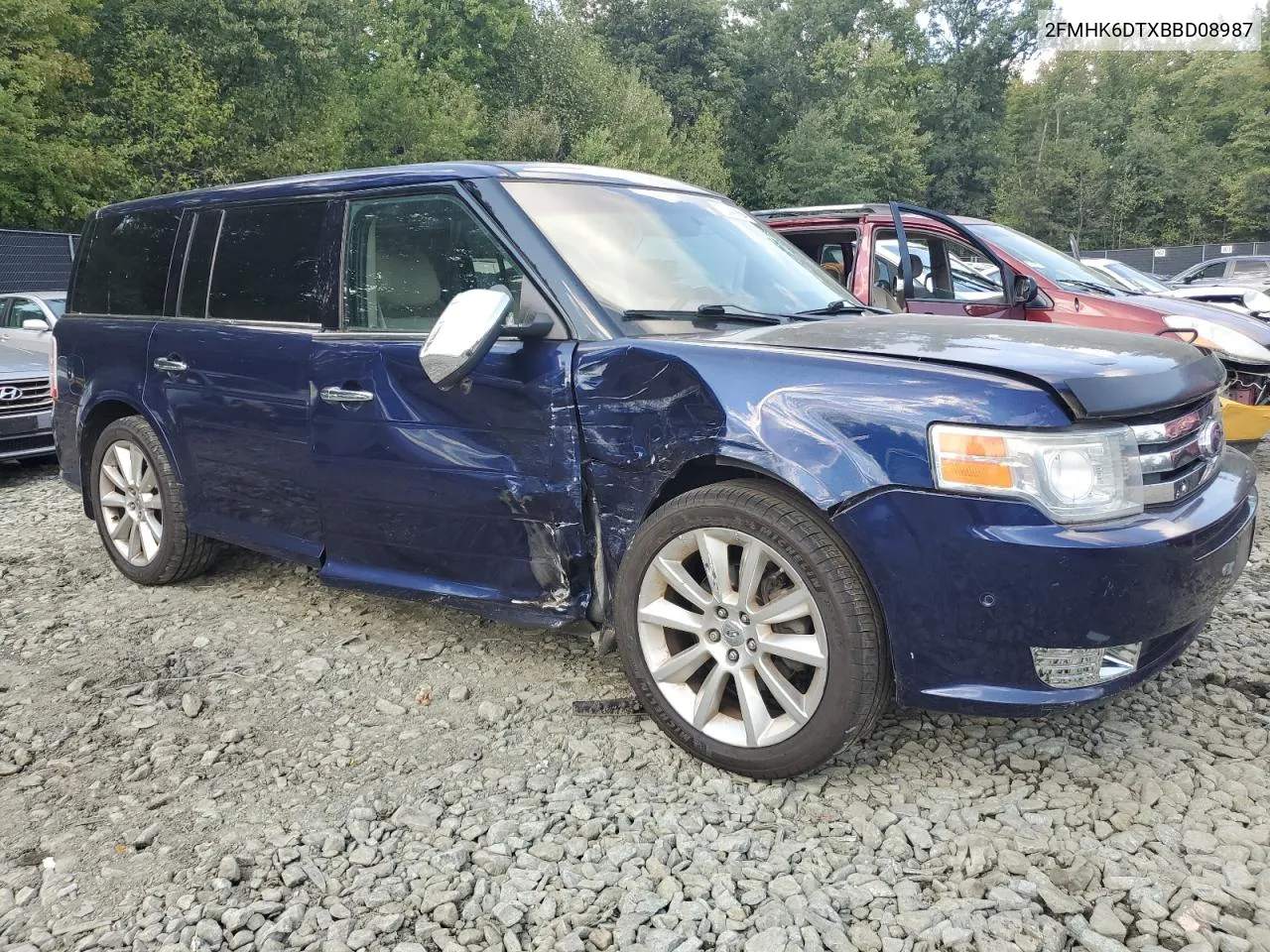 2011 Ford Flex Limited VIN: 2FMHK6DTXBBD08987 Lot: 72440864