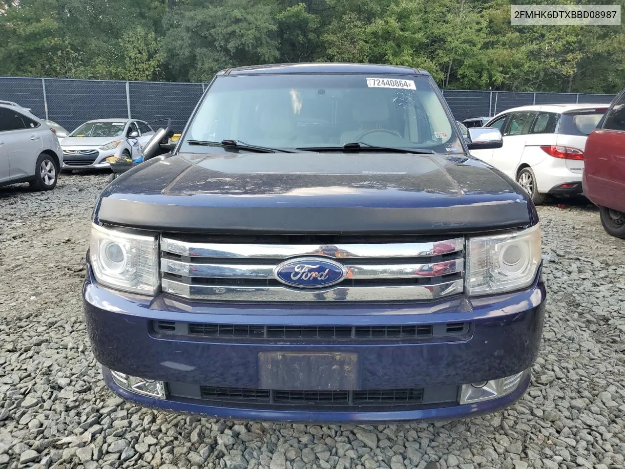 2011 Ford Flex Limited VIN: 2FMHK6DTXBBD08987 Lot: 72440864