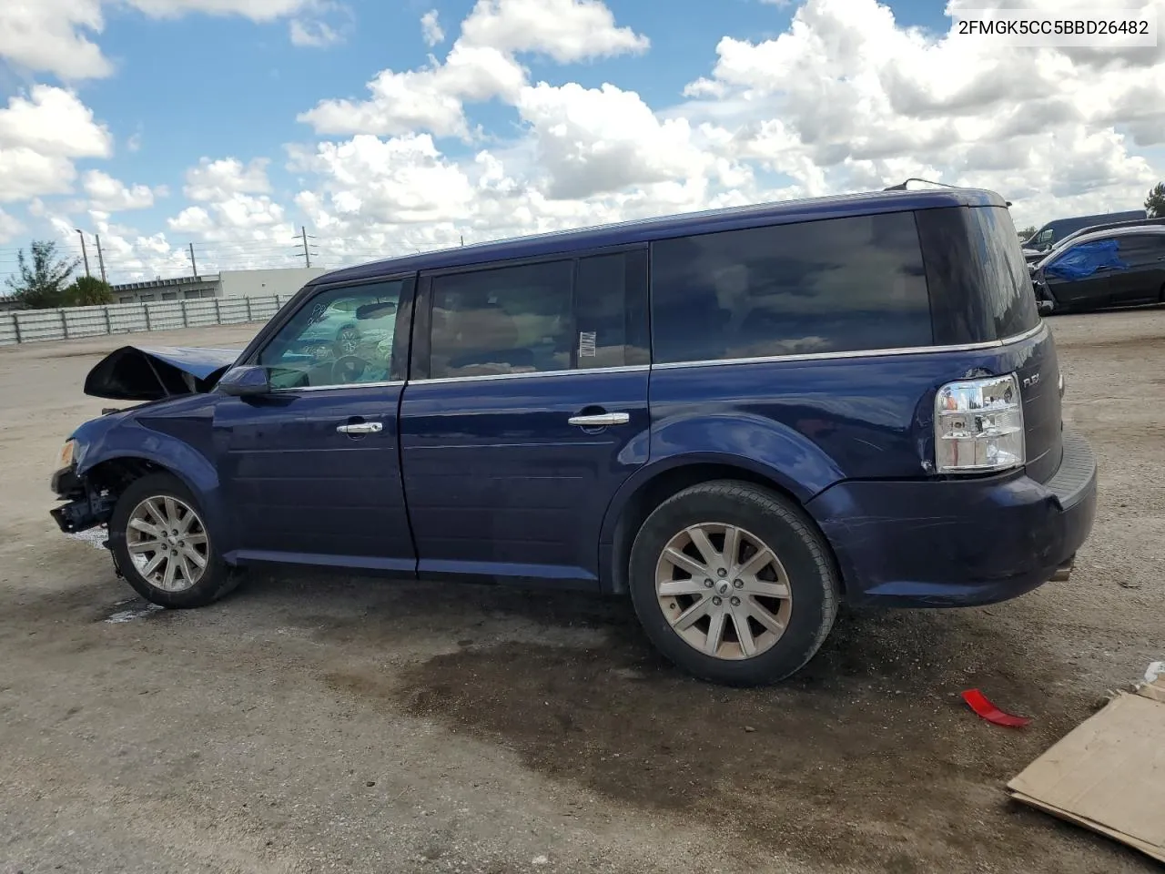 2011 Ford Flex Sel VIN: 2FMGK5CC5BBD26482 Lot: 72836394