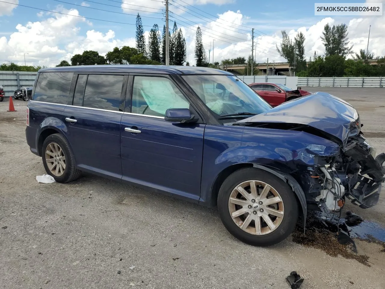 2011 Ford Flex Sel VIN: 2FMGK5CC5BBD26482 Lot: 72836394