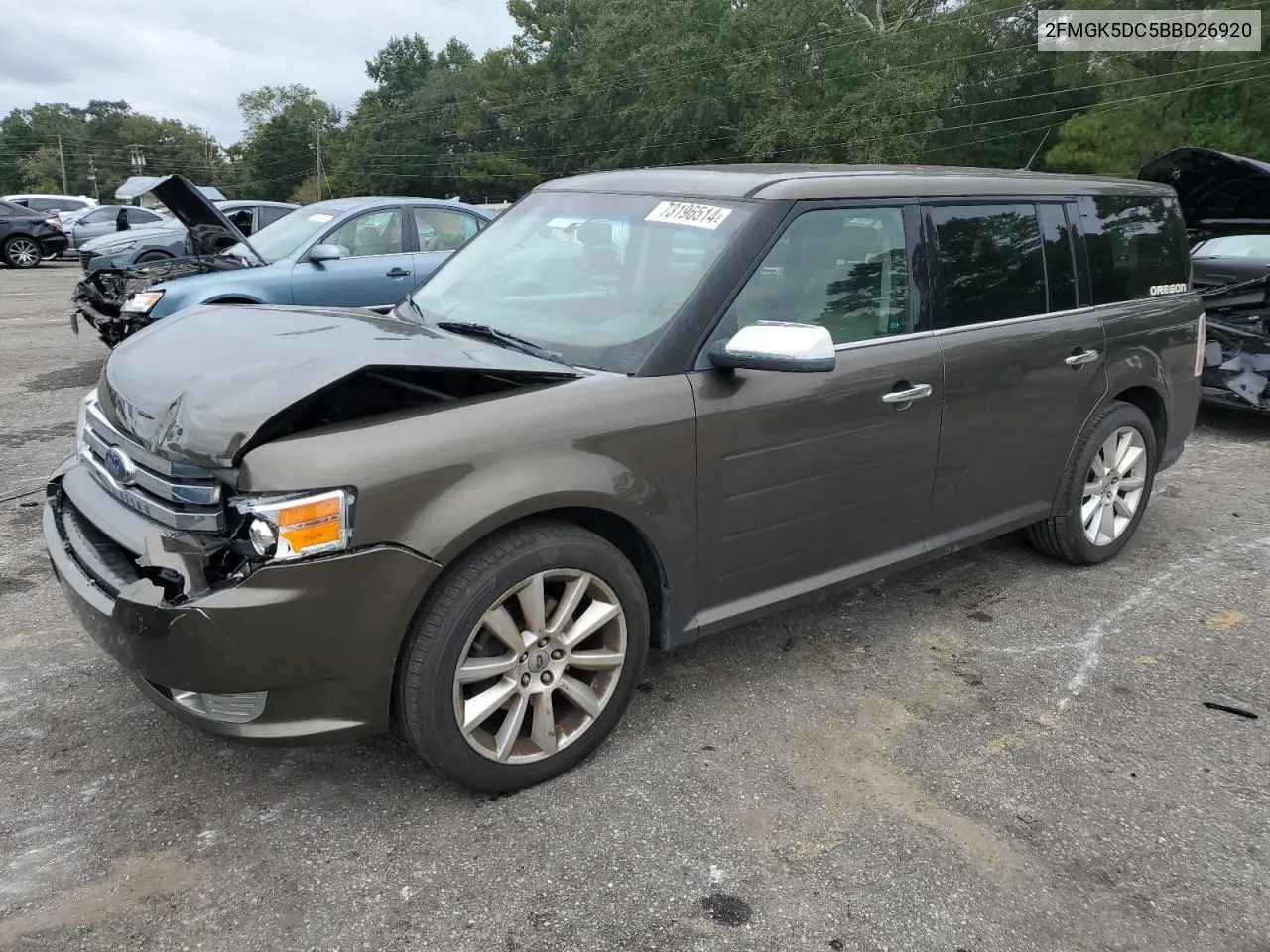 2011 Ford Flex Limited VIN: 2FMGK5DC5BBD26920 Lot: 73196514