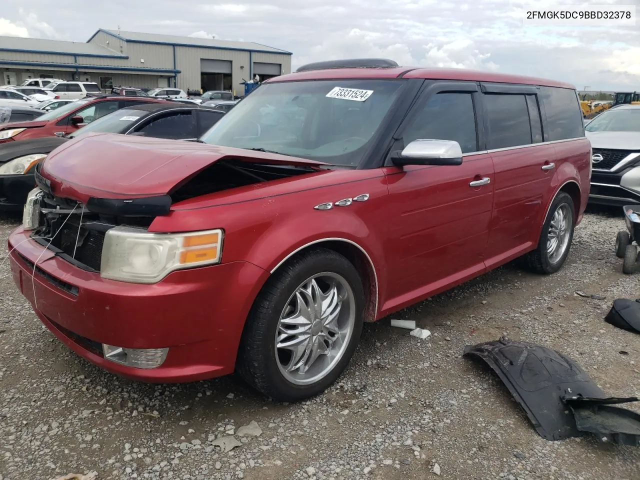 2011 Ford Flex Limited VIN: 2FMGK5DC9BBD32378 Lot: 73331524