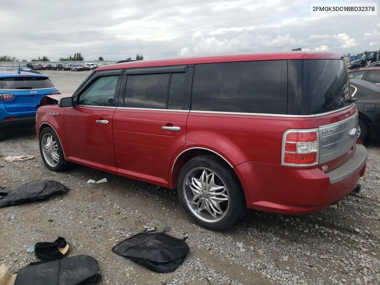 2011 Ford Flex Limited VIN: 2FMGK5DC9BBD32378 Lot: 73331524