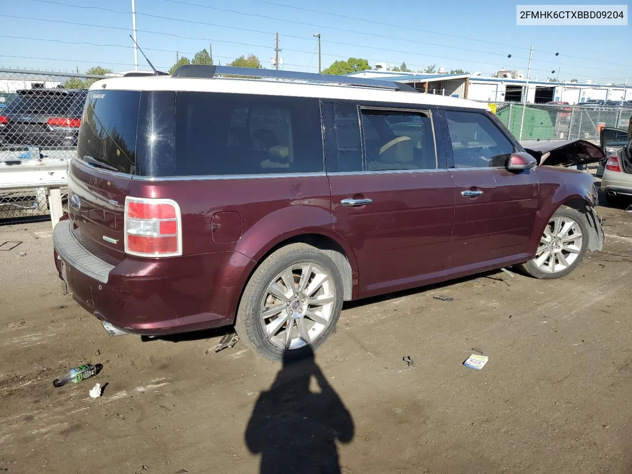 2011 Ford Flex Sel VIN: 2FMHK6CTXBBD09204 Lot: 73807244