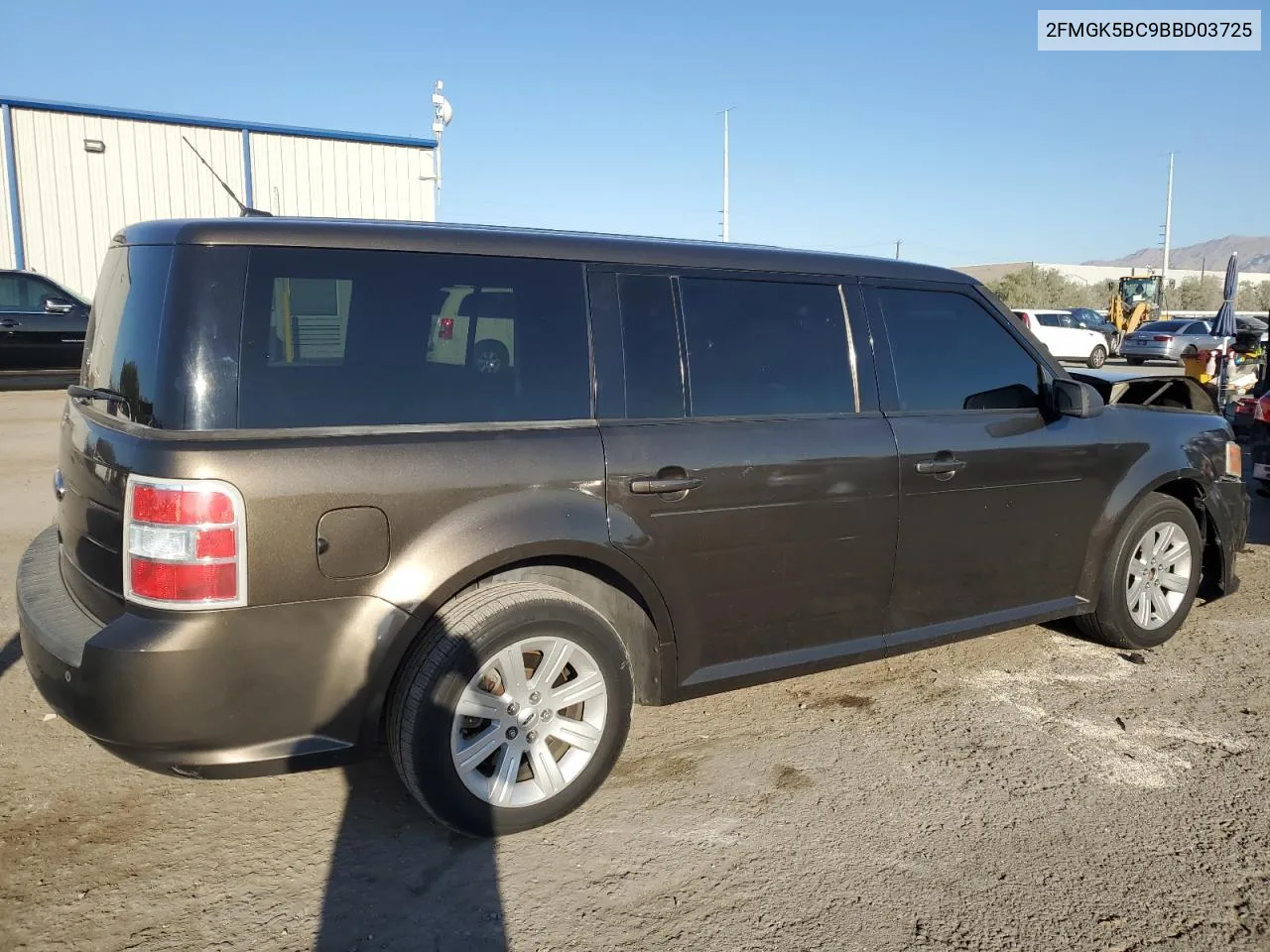 2011 Ford Flex Se VIN: 2FMGK5BC9BBD03725 Lot: 73808734