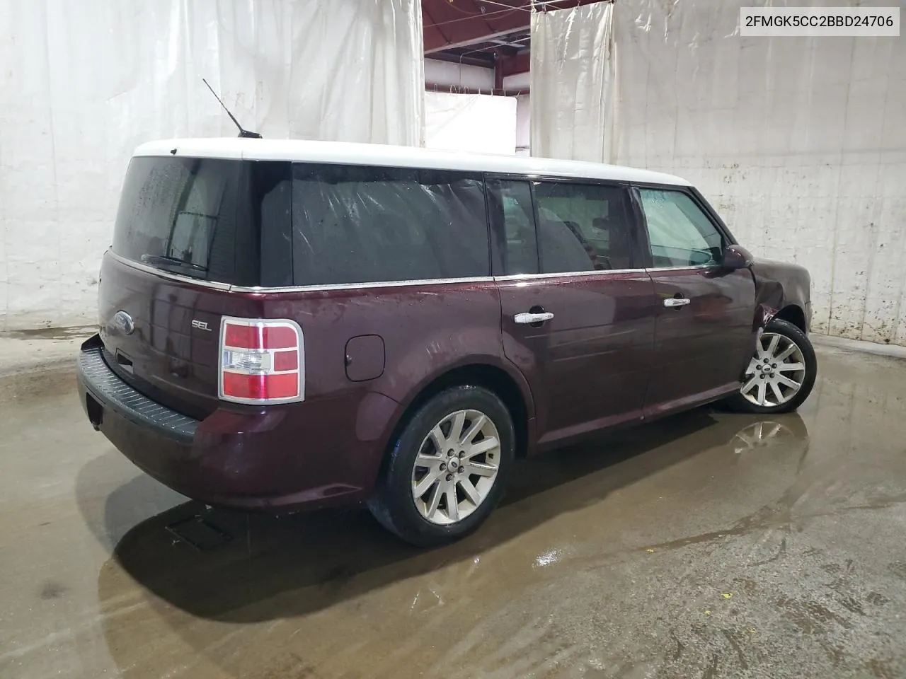 2011 Ford Flex Sel VIN: 2FMGK5CC2BBD24706 Lot: 73954014