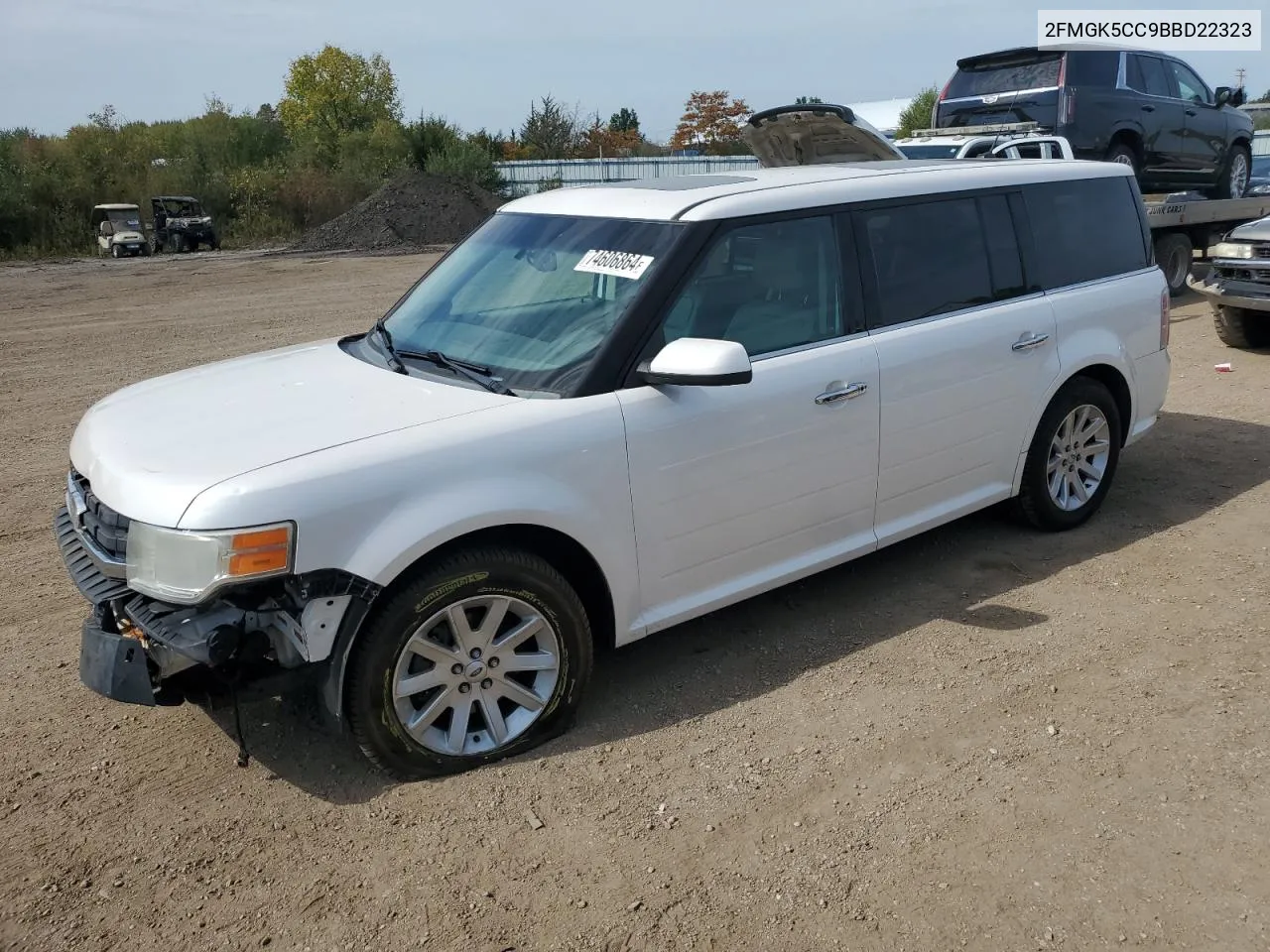 2011 Ford Flex Sel VIN: 2FMGK5CC9BBD22323 Lot: 74606864