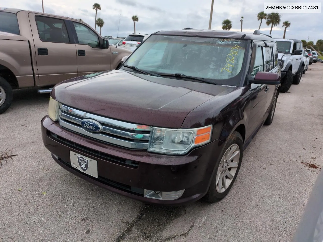 2011 Ford Flex Sel VIN: 2FMHK6CCXBBD17481 Lot: 74828134