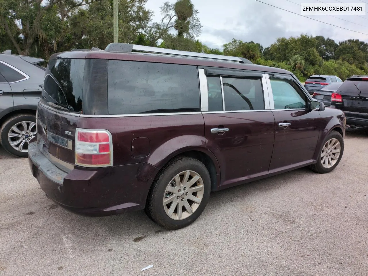 2011 Ford Flex Sel VIN: 2FMHK6CCXBBD17481 Lot: 74828134