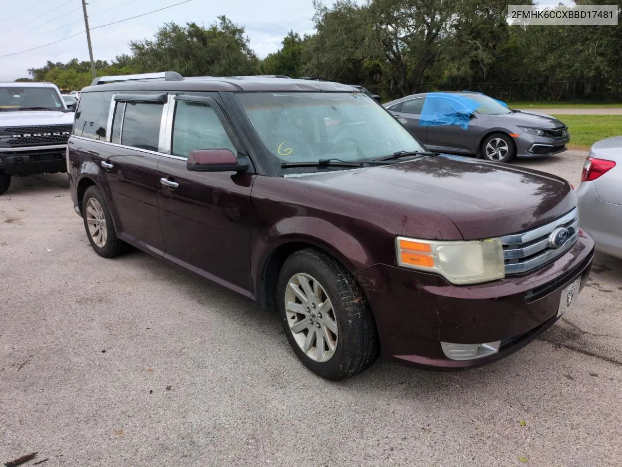 2011 Ford Flex Sel VIN: 2FMHK6CCXBBD17481 Lot: 74828134