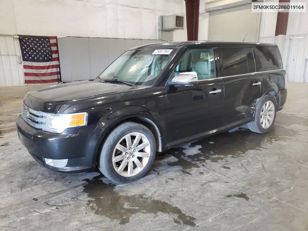 2011 Ford Flex Limited VIN: 2FMGK5DC2BBD19164 Lot: 75097794