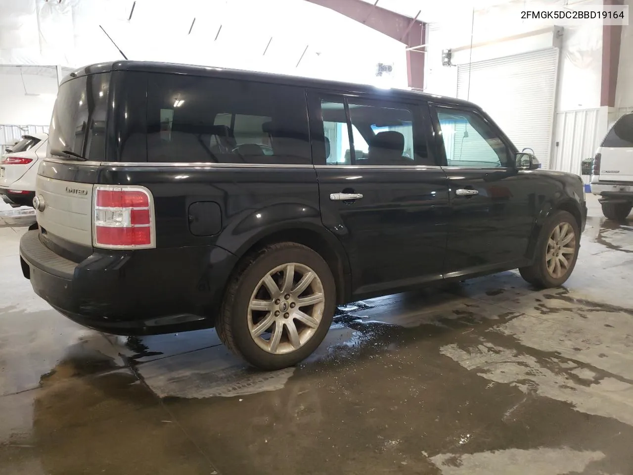 2011 Ford Flex Limited VIN: 2FMGK5DC2BBD19164 Lot: 75097794