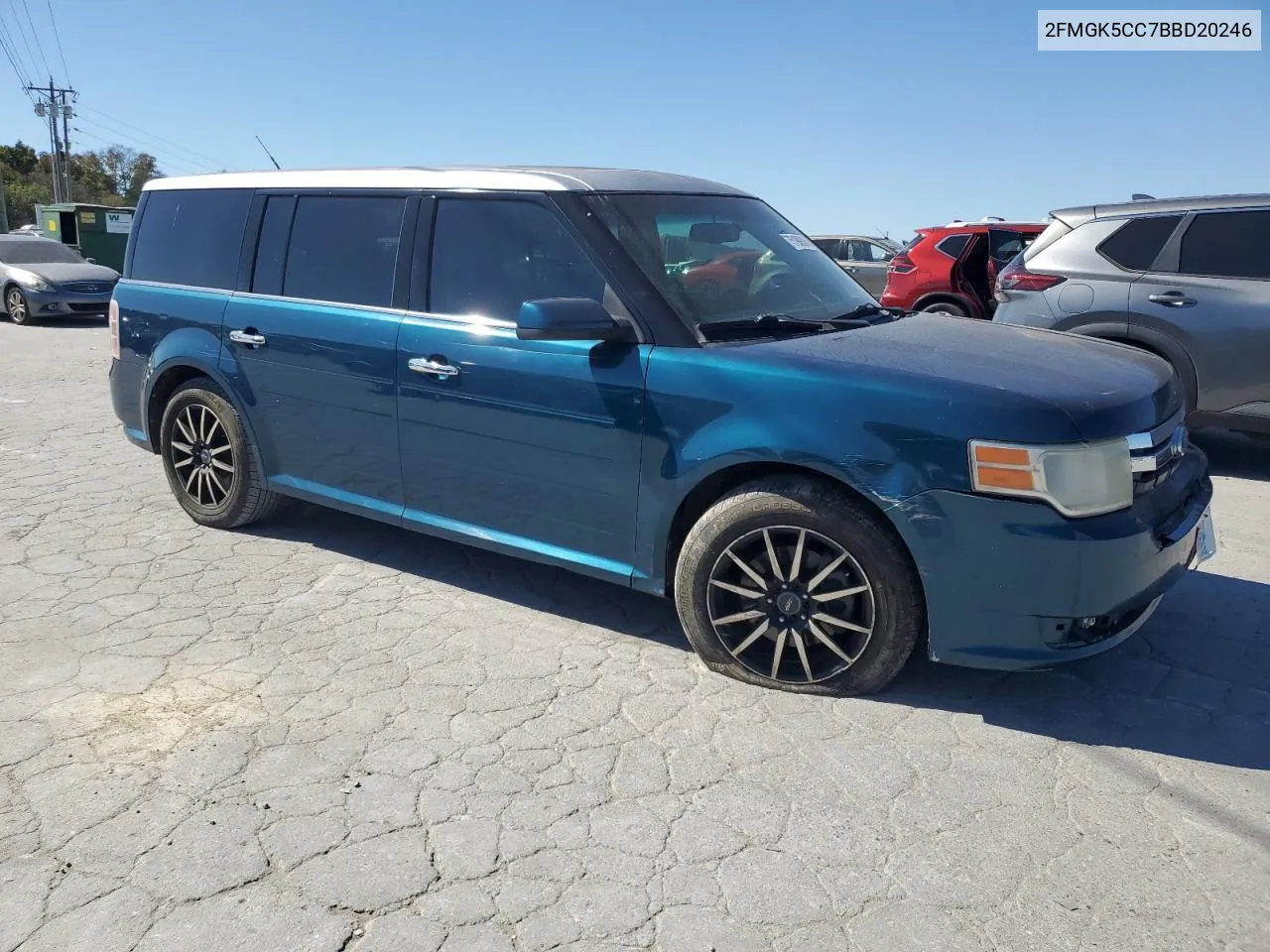 2011 Ford Flex Sel VIN: 2FMGK5CC7BBD20246 Lot: 75190624