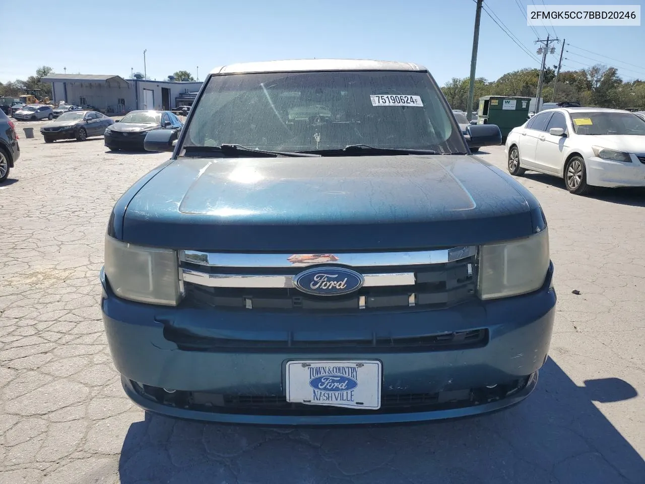 2011 Ford Flex Sel VIN: 2FMGK5CC7BBD20246 Lot: 75190624