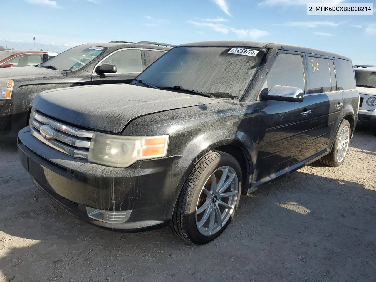 2011 Ford Flex Limited VIN: 2FMHK6DCXBBD08214 Lot: 75209774