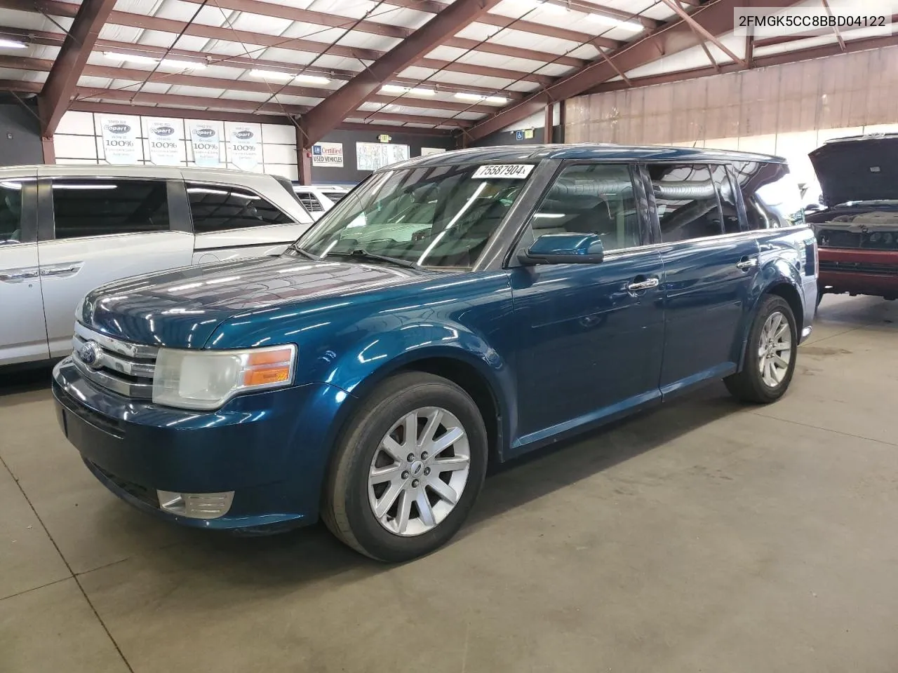 2011 Ford Flex Sel VIN: 2FMGK5CC8BBD04122 Lot: 75587904