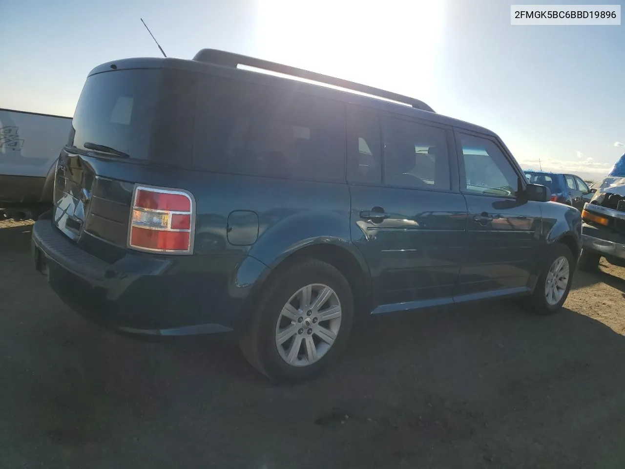 2011 Ford Flex Se VIN: 2FMGK5BC6BBD19896 Lot: 76062484