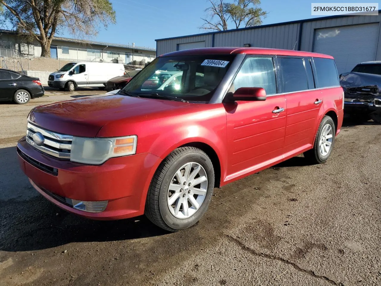 2011 Ford Flex Sel VIN: 2FMGK5CC1BBD31677 Lot: 76994064