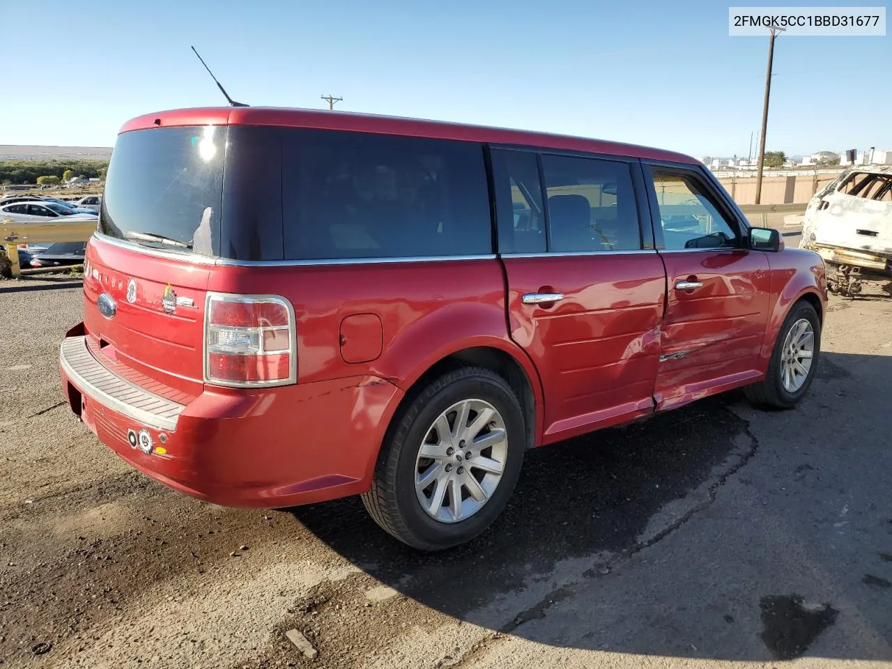 2011 Ford Flex Sel VIN: 2FMGK5CC1BBD31677 Lot: 76994064