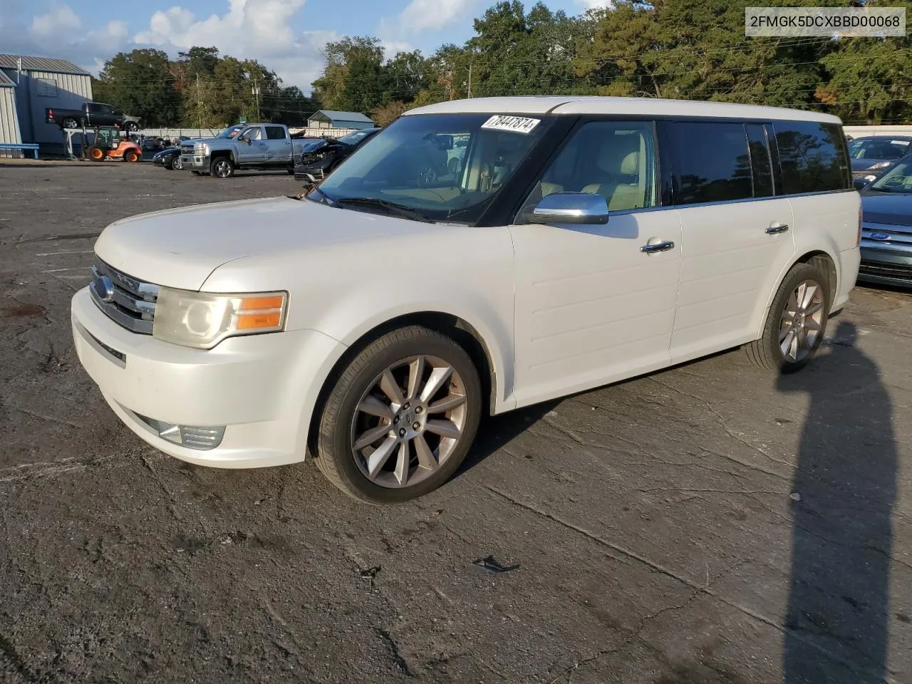 2FMGK5DCXBBD00068 2011 Ford Flex Limited