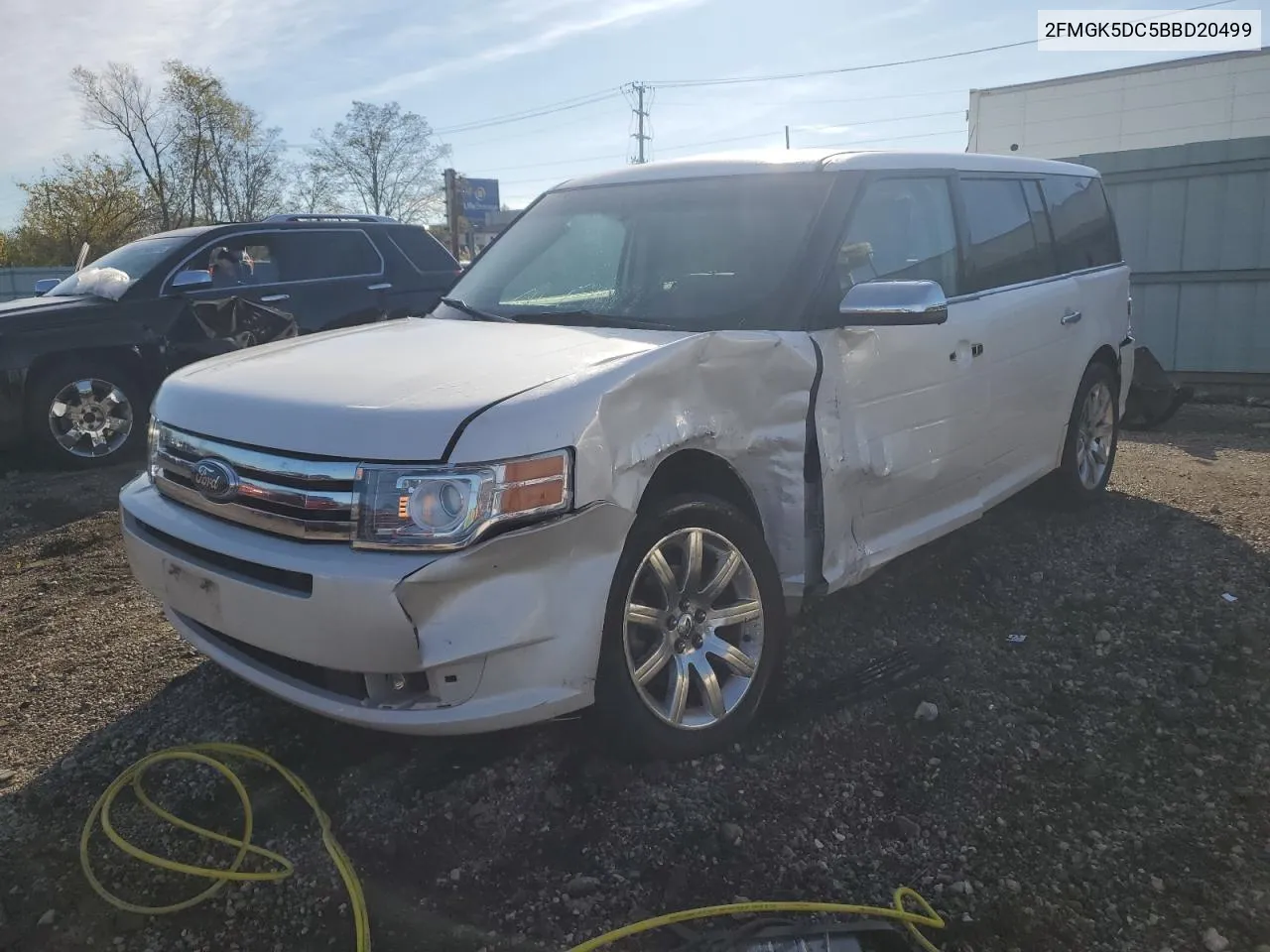 2011 Ford Flex Limited VIN: 2FMGK5DC5BBD20499 Lot: 80034404