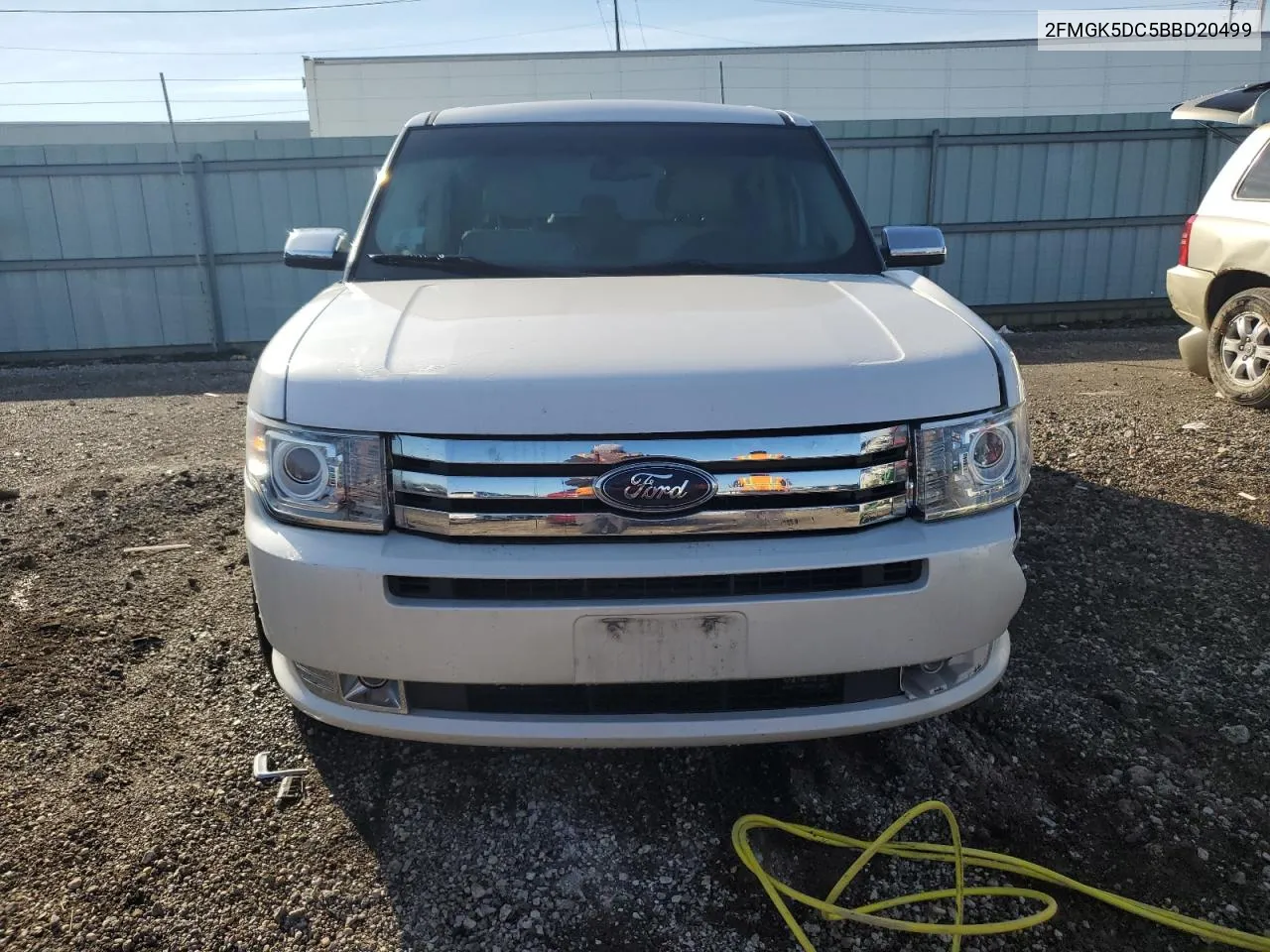 2011 Ford Flex Limited VIN: 2FMGK5DC5BBD20499 Lot: 80034404