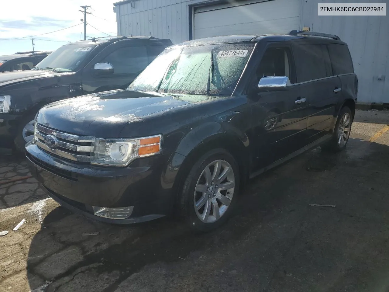 2012 Ford Flex Limited VIN: 2FMHK6DC6CBD22984 Lot: 43477844