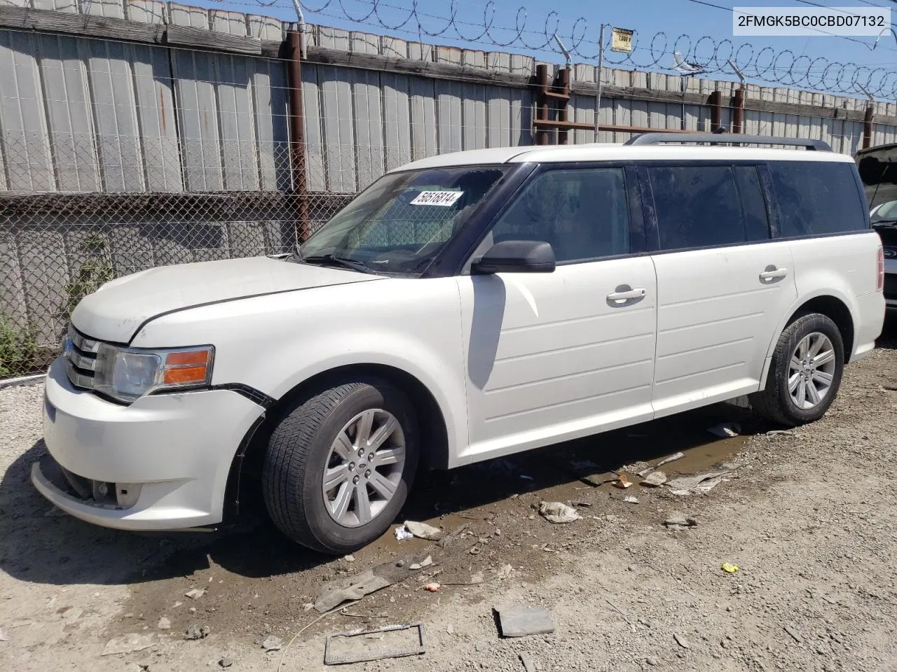 2012 Ford Flex Se VIN: 2FMGK5BC0CBD07132 Lot: 50516814