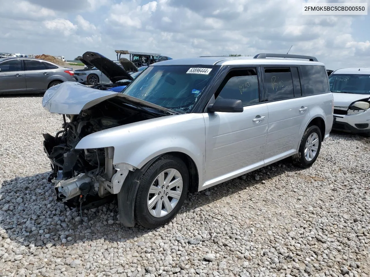 2012 Ford Flex Se VIN: 2FMGK5BC5CBD00550 Lot: 63896444