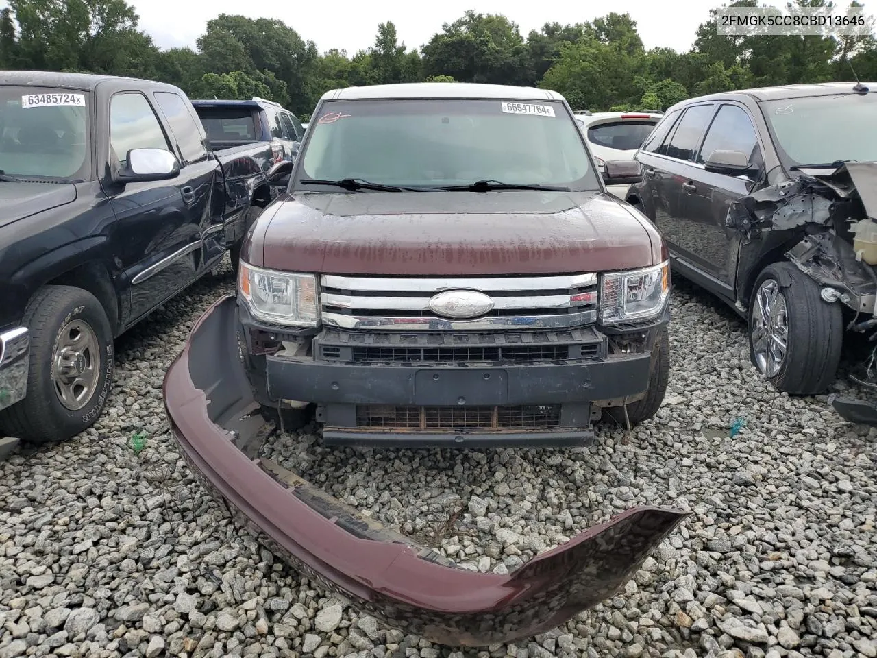 2012 Ford Flex Sel VIN: 2FMGK5CC8CBD13646 Lot: 65547764