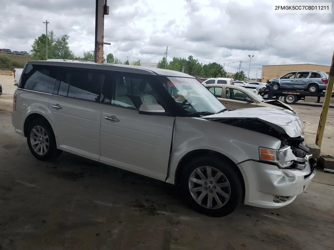 2012 Ford Flex Sel VIN: 2FMGK5CC7CBD11211 Lot: 65797974