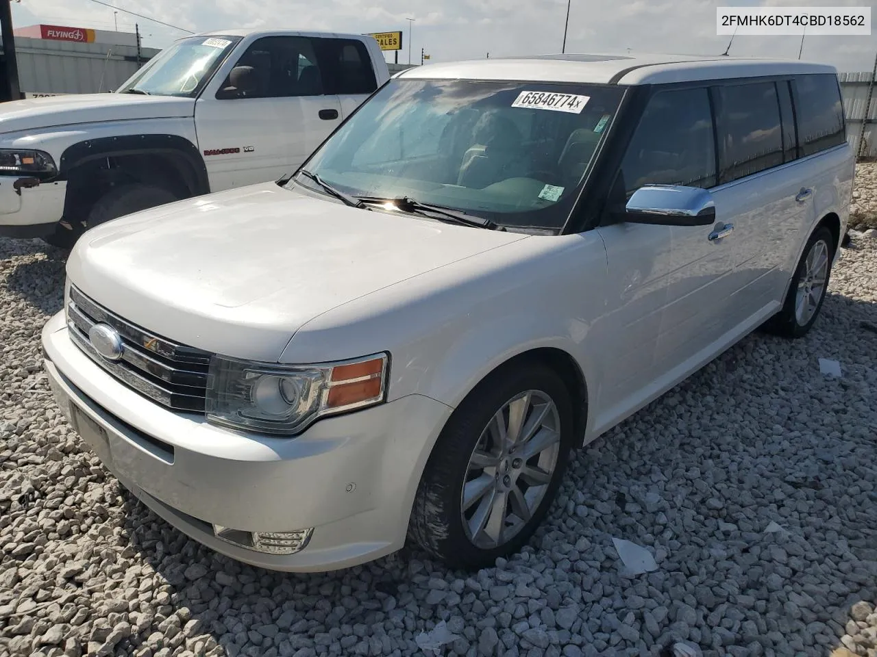 2012 Ford Flex Limited VIN: 2FMHK6DT4CBD18562 Lot: 65846774