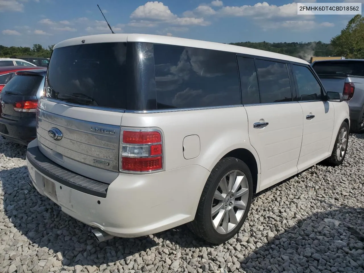 2012 Ford Flex Limited VIN: 2FMHK6DT4CBD18562 Lot: 65846774