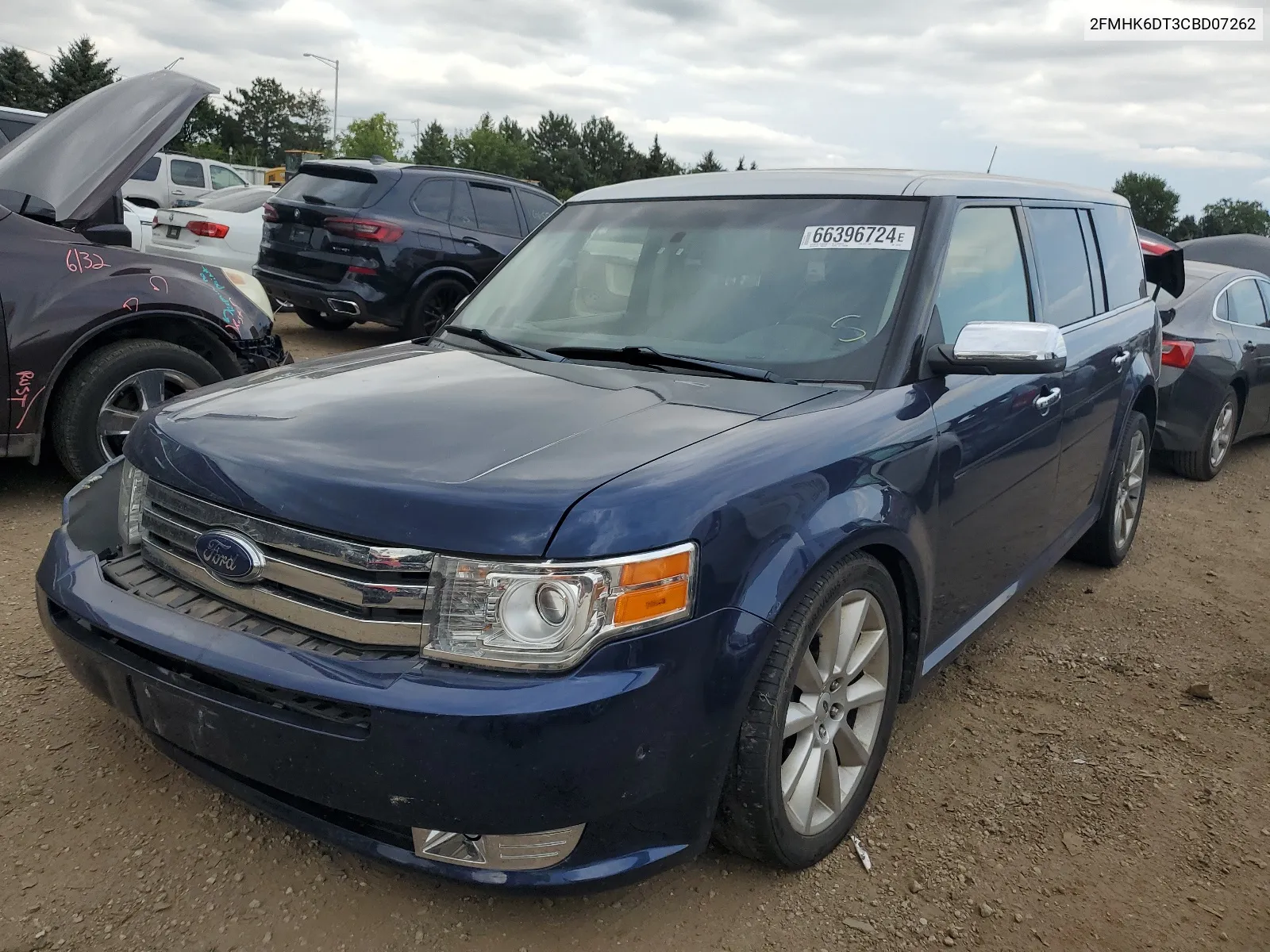 2012 Ford Flex Limited VIN: 2FMHK6DT3CBD07262 Lot: 66396724