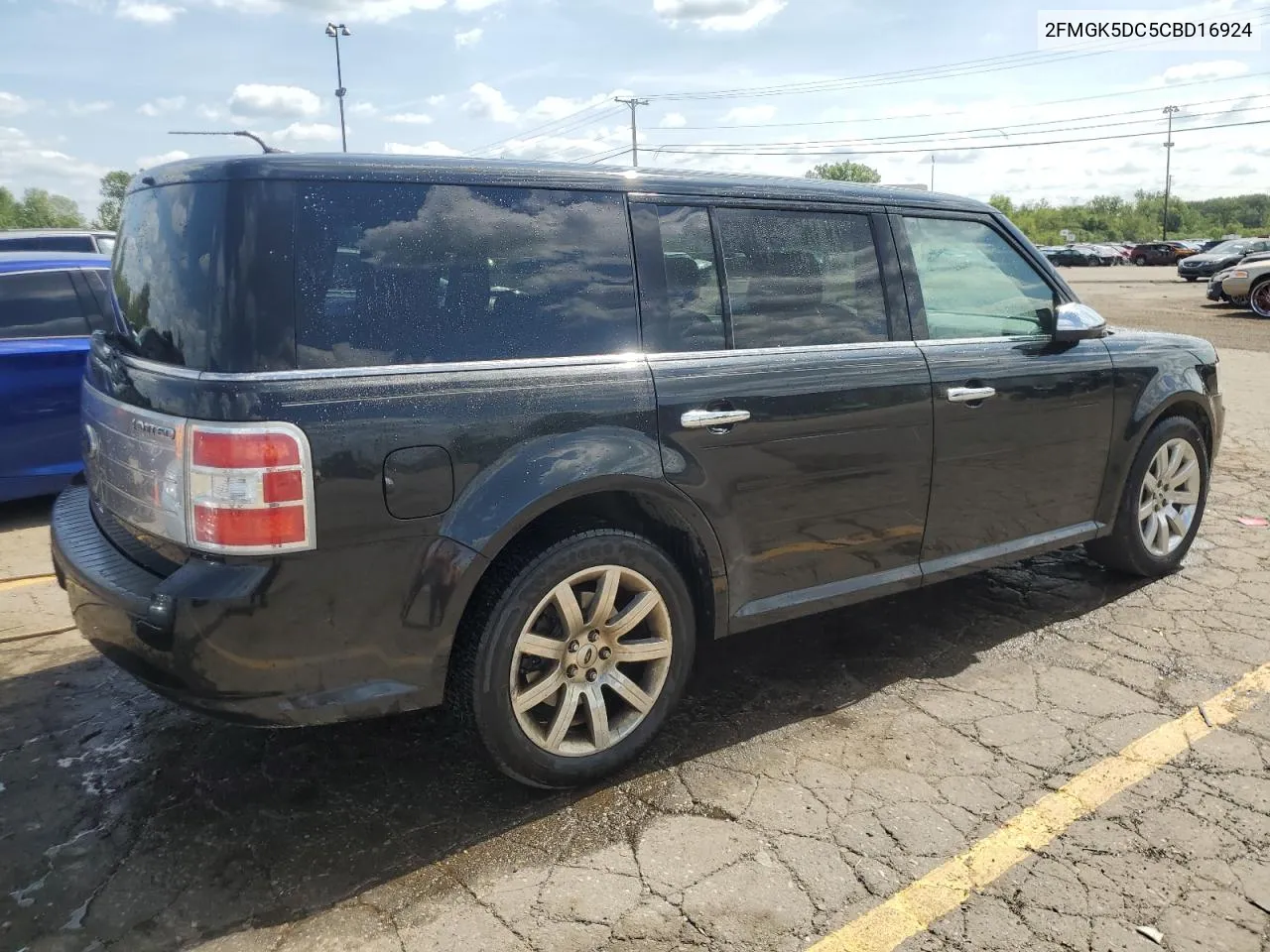 2012 Ford Flex Limited VIN: 2FMGK5DC5CBD16924 Lot: 68187394