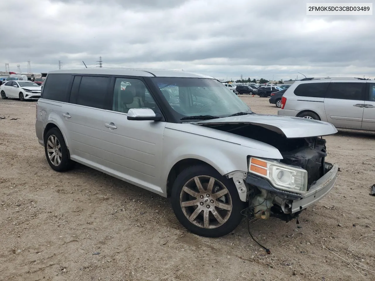 2012 Ford Flex Limited VIN: 2FMGK5DC3CBD03489 Lot: 70477874