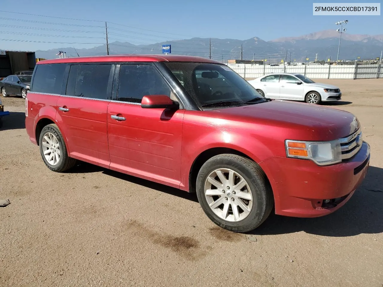 2012 Ford Flex Sel VIN: 2FMGK5CCXCBD17391 Lot: 70655704