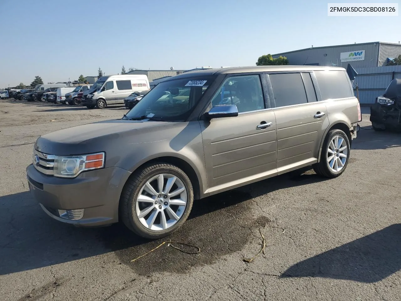 2012 Ford Flex Limited VIN: 2FMGK5DC3CBD08126 Lot: 72085234