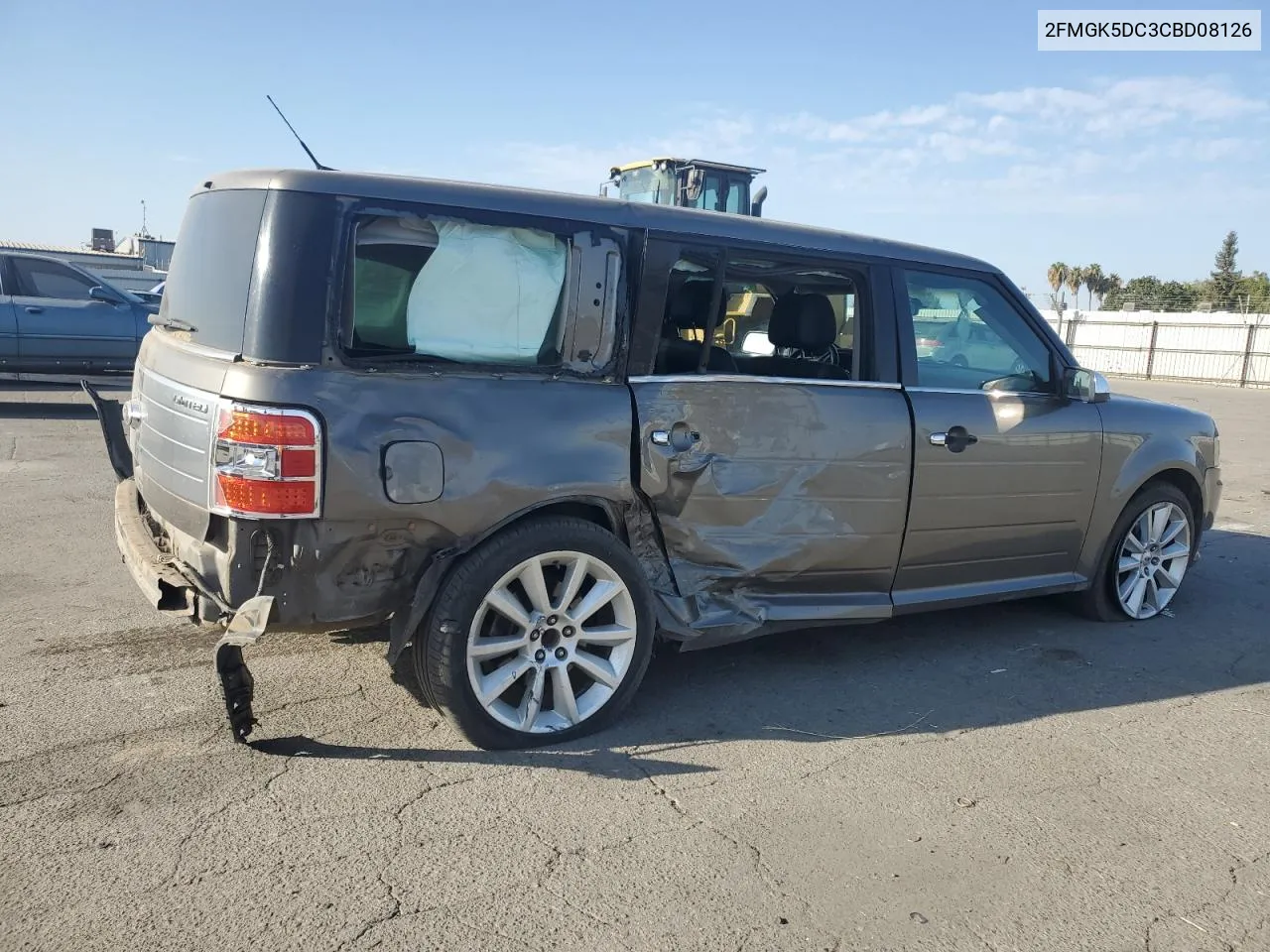 2012 Ford Flex Limited VIN: 2FMGK5DC3CBD08126 Lot: 72085234