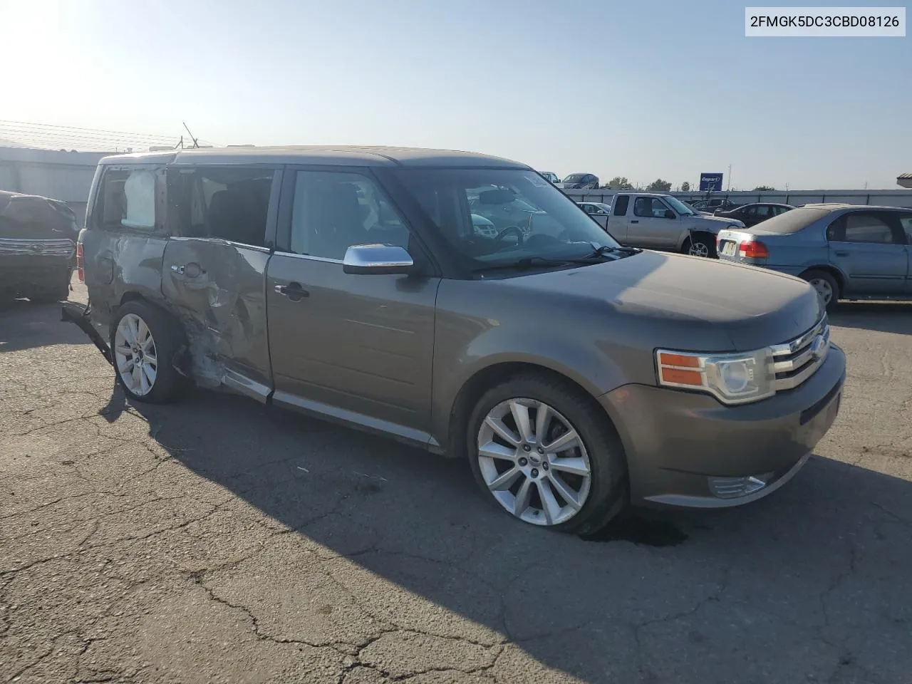 2012 Ford Flex Limited VIN: 2FMGK5DC3CBD08126 Lot: 72085234