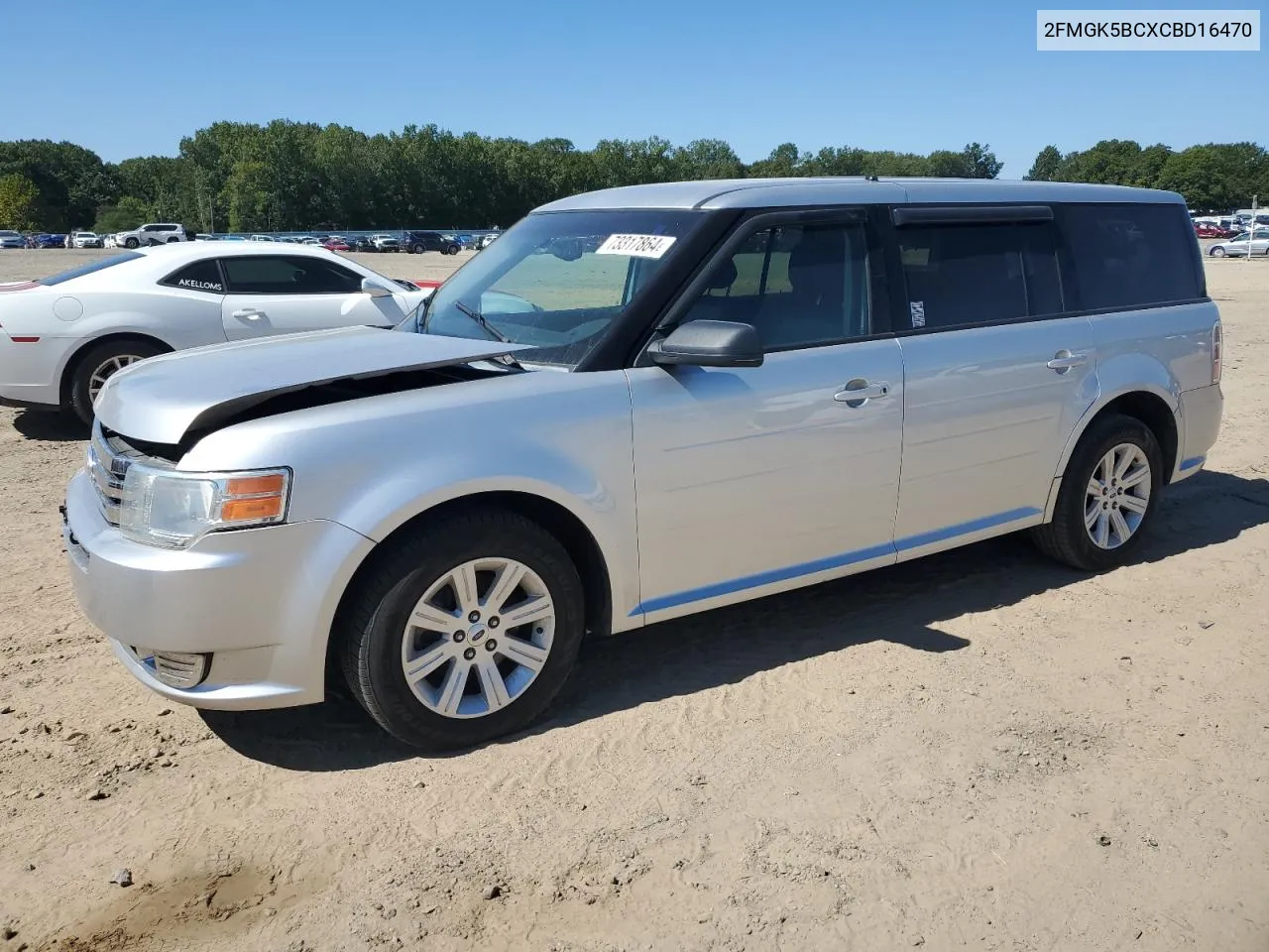 2012 Ford Flex Se VIN: 2FMGK5BCXCBD16470 Lot: 73317864