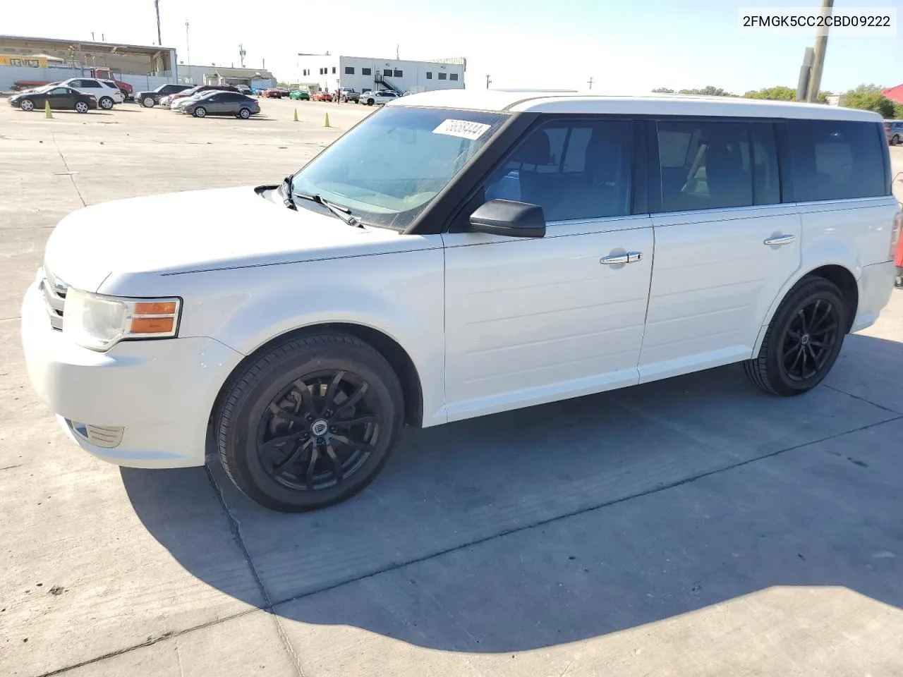 2012 Ford Flex Sel VIN: 2FMGK5CC2CBD09222 Lot: 73658444