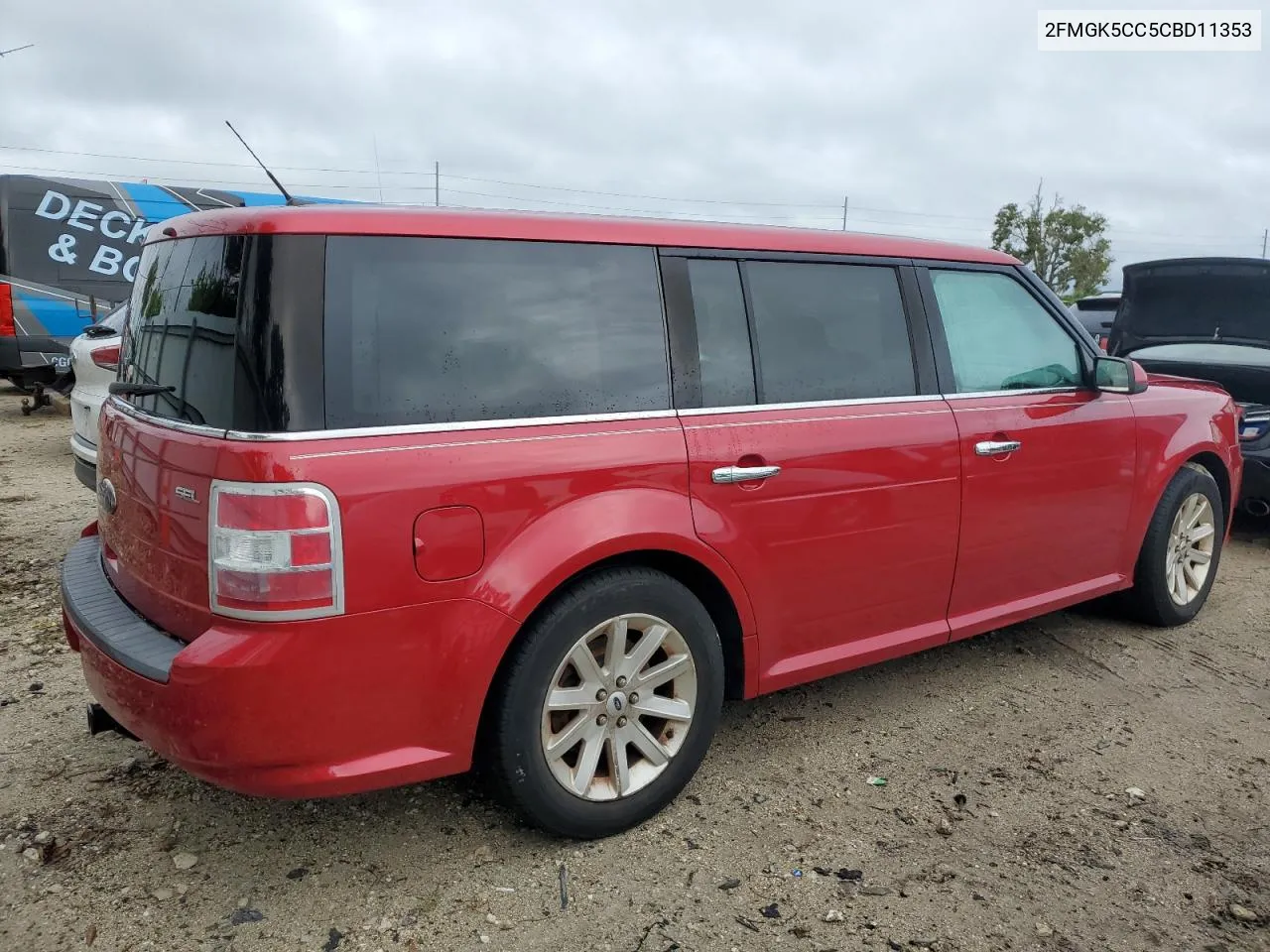 2012 Ford Flex Sel VIN: 2FMGK5CC5CBD11353 Lot: 74275694