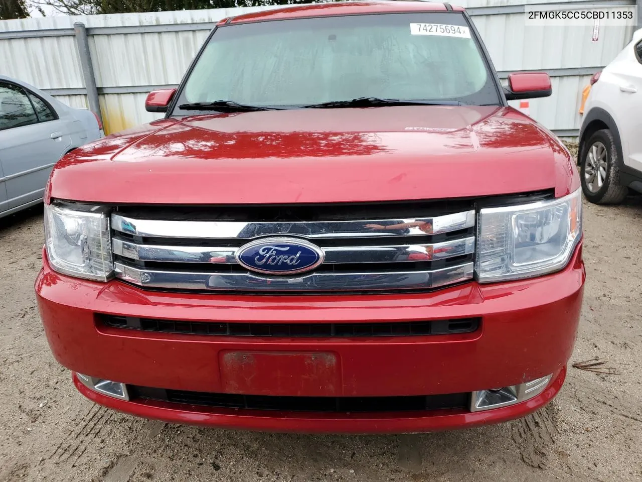 2012 Ford Flex Sel VIN: 2FMGK5CC5CBD11353 Lot: 74275694