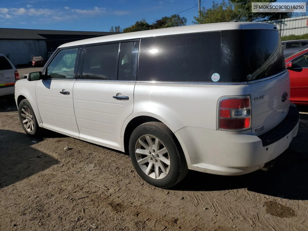 2012 Ford Flex Sel VIN: 2FMGK5CC9CBD16250 Lot: 74793384